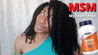 Story Time: My Experience Taking Msm | Long 4C Hair Haircare