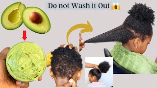 Do Not Wash Out . Use This For Extreme Hair Growth And Thickness.