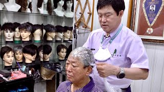 Handmade Wig Making Process By Toupee Craftsman With 40 Years Of Experience