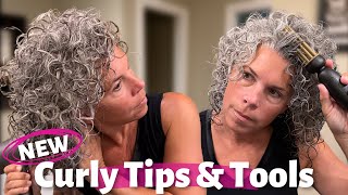 Curly Hair Styling Tips & Tools *New* (Less Frizz, More Volume, Direction, + Control)