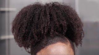 Most Undetectable Diy 4C Human Hair Drawstring Afro Puff!| Cheap, Easy $30 Human Drawstring Ponytail