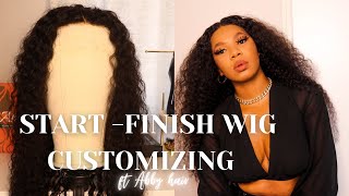 Lets Customize This Closure Wig From Start To Finish Ft Abby Hair