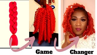 Make Your Very Own Spring Twist Hair From Kanekalon Braiding Hair /How To