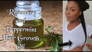 D.I.Y Rosemary And Peppermint Oil For Extreme Hair Growth!!