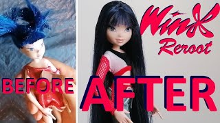 Winx Doll Transformation: Musa Gets Long Hair [Reroot]