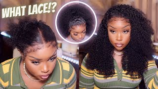 Baby What Lace!?  This Hairline Goes Crazy!!  X Best Natural Kinky Curly Wig  X Unice Hair