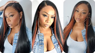 Chatty Synthetic Wig Install | Outre Melted Hairline Wig- Mekeida | Ebonyline