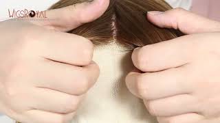 Amazing 14 Inch Light Brown Straight Human Hair Wig  (Gll-08035) #Gluelesslacewig  #Humanhairwigs