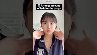 How To Cut Bangs Like K-Pop Idols? For Boys And Girls #Kbeauty #Koreanbeauty #Douyin #Hairstyles