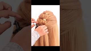 Simple & Easy Ponytail Hairstyle | Quick Hair Style Girl