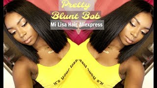 Pretty Blunt Bob | Mi Lisa Hair Aliexpress Malaysian Bodywave