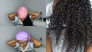 How To Preserve Curly Hair/Ponytail (2 Ways) | Beauty Forever Hair