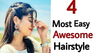 4 Most Easy & Awesome Hairstyle For Girls - New Easy Hairstyles Girls