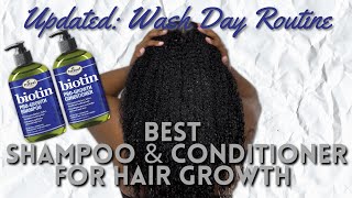 Updated: Wash Day Routine | Best Shampoo & Conditioner For Hair Growth + Rice Water