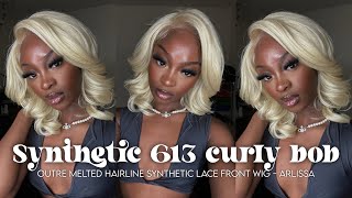 613 Body Wave Bob |  Synthetic Lace Front Wig - Arlissa | Wig Install + Grwm