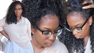 "Curly Edges" Done Right! Beginner Natural Hairline Wig Install Deep Wave Hd Lace Front Wi