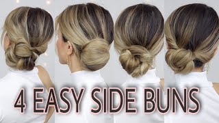 4 Side Bun Hairstyles  Medium & Long Hairstyles