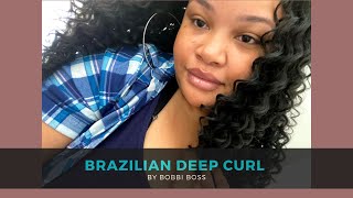 Bobbi Boss Brazilian Deep Curl Crochet Hair | Initial Review