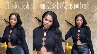 This Double Drawn Buss Down Wig Is Too Bomb //Kisslove Hair Review & Install
