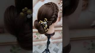 Front Braid Hairstyle Tutorial#Shorts