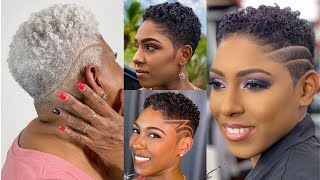 10 Incredible Good Short Natural Hairstyles For Black Women With Big Ears 2022 | Short Haircut\Wend