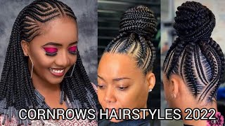  Amazing Cornrows Hairstyles Compilation Video 2022 | Hair Braiding Styles For Women #Hairstyle