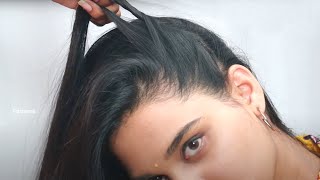 Quick And Easy College/Party Hairstyle | Front Hairstyle | Easy Party Hairstyle | Hair Style Girls