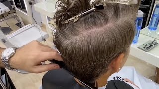 Haircut | Short Pixie Cut With Scissors Over Comb By Alessandro