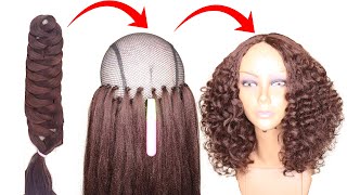 Diy Curly Crochet Wig Using Expression Braid Extension - No Closure Wig