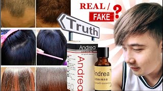 Real Or Fake? | Andrea Hair Growth Essense For Hair Loss | Product Testing | Review