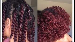 Two Strand Twist Out On Short/Medium Length Natural Hair