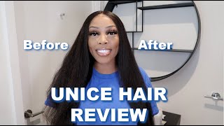 The Truth About Unice Hair | Honest Review & 13X4 Front Lace Wig Install|Unice Hair