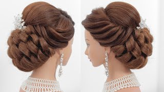 Wedding  Hairstyles For Long Hair || Low Bun | Messy Bun Hairstyles | Bridal Hairstyle