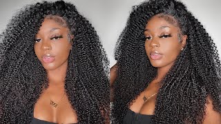 Bomb Detailed Kinky Curly Wig Install! Ft Junoda Hair