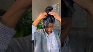 Sleek Bun On Thick Hair #Sleekbun #Naturalhairstyles #Sleekponytail #4Chair #Hairtutorial