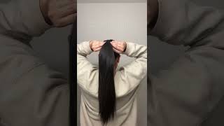 Slicked Back Ponytail Hack, Claw Clip Hair Tutorial, Dirty Hair Flip, Hairstyle Inspiration