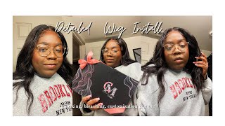 How To: Detailed 5X5 180% Density Lace Wig Install | Curlyme Hair
