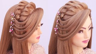 Bridal Hairstyles Kashee'S L Wedding Hairstyles L Easy Open Hairstyle For Engagement Look