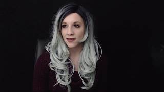 Wig Review: Bobbie Boss - Lace Front, Synthetic, Long, Curly, Mint/Grey Colour