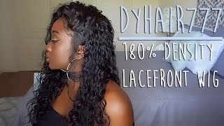 Wigs Equal Life! | 180% Density Peruvian Deep Wave Lace Frontal Wig | Dyhair777