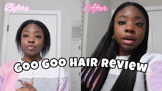 Affordable Seamless Clip - In Hair Extensions Review/Tutorial | Ft. Goo Goo Hair