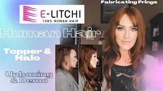 Human Hair Topper & Halo Extension From E-Litchi Hair