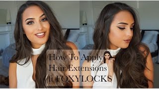 How To Apply Hair Extensions: Ft Foxy Locks