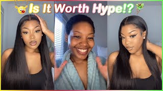 Budget Hd Lace Wig Review! Hot Sale! Best Silky Straight Hair From #Ulahair Company