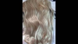 Bellami Boo-Gatti 340G 22" Hair Extensions Unboxing Color 80 Platinum Blonde