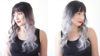 How To Color Hair Topper Ombre Gray