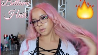 Bellami Halo Hair Extensions | Honest Review And Tutorial | Pink Hair!