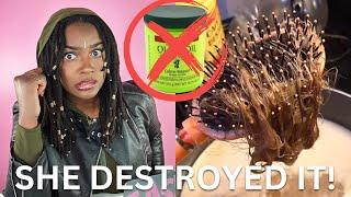 She Boiled Her Wig In Relaxer?? | Hairstylist Reacts To Extreme Hair Fails