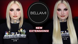 22" Bellami Silk Seam Extensions | Walnut Brown/Ash Blonde