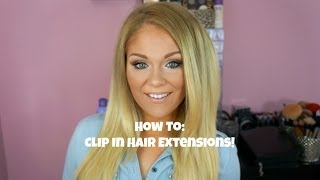 How I Clip In My Extensions Feat. Bellami Hair Extensions